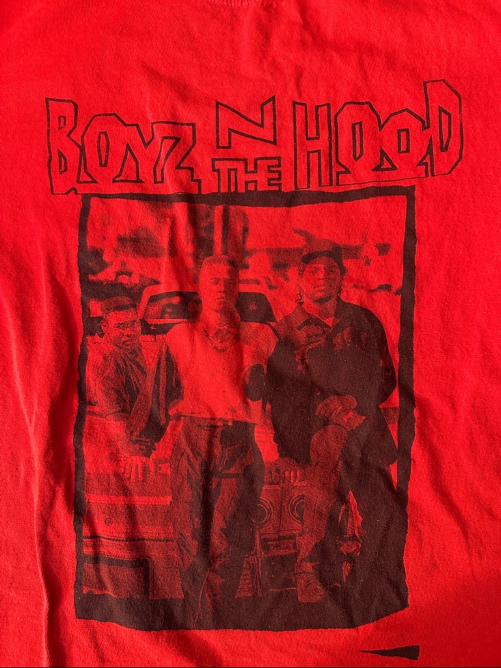 Boyz N The Hood Graphic Short Sleeve Tee - Red